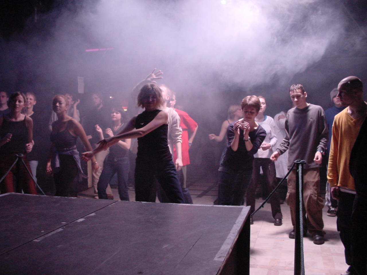The Chameleon dance floor under club lights